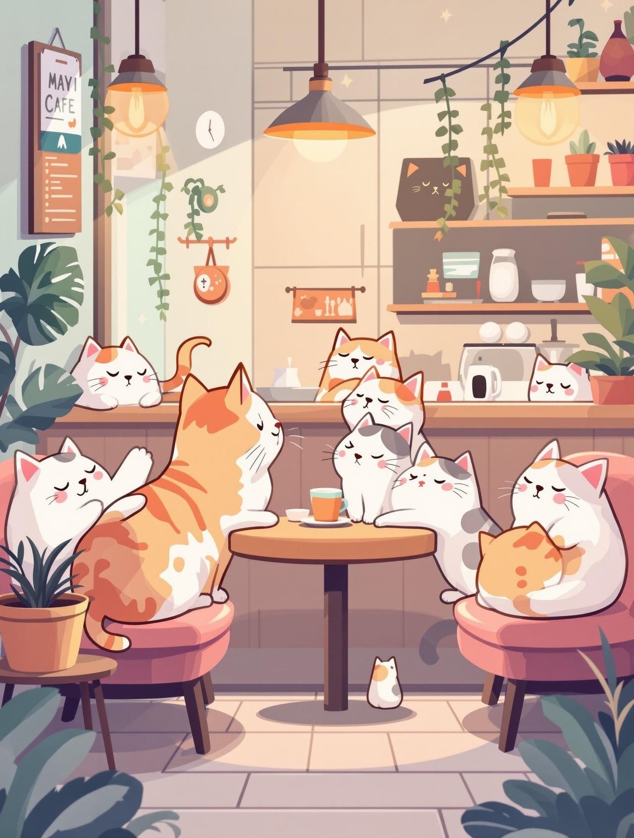 黄果漫剧 - 猫咪咖啡馆